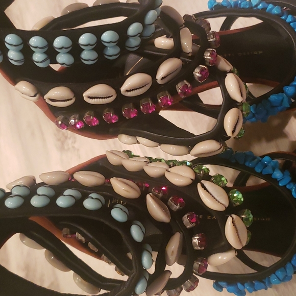 Giuseppe Zanotti size 40 color multi 100%Authentic NEW NEVER BEEN WORN - Picture 12 of 17